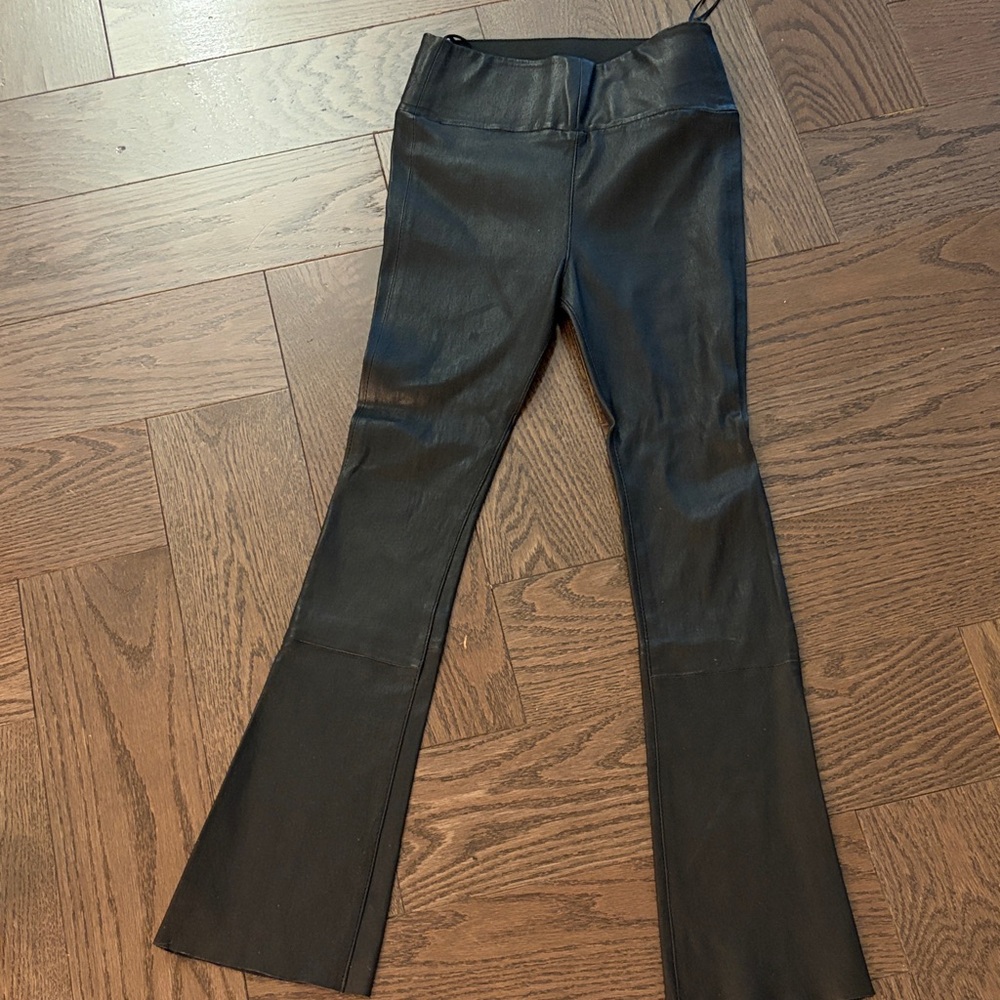 Elegant Black Flare Women's Pants